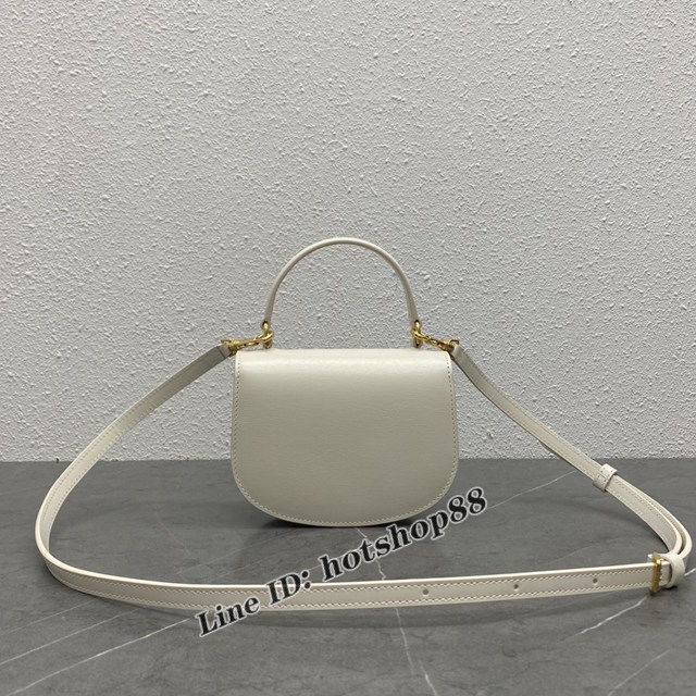 Celine專櫃23早春新款LISA同款mini馬鞍包 賽琳besace凱旋門圓弧形底部手提女包 xxl1252